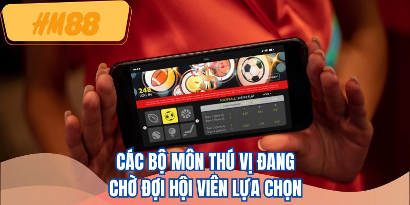 Các bộ môn thú vị đang chờ đợi hội viên lựa chọn