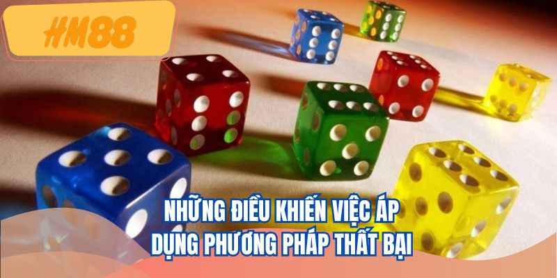 Những điều khiến việc áp dụng phương pháp thất bại