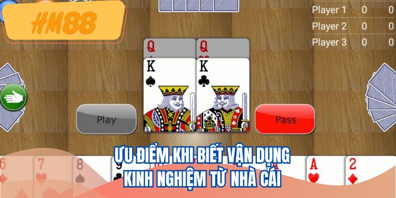 Ưu điểm khi biết vận dụng kinh nghiệm từ nhà cái